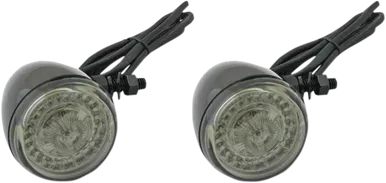 Custom Dynamics Front Turn Signal - Universal - Black Pb-Unv-Ece-Aw-B