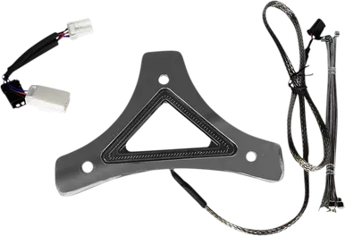 Custom Dynamics Led Backrest Light - Run/Brake - Chrome Cd-Br-Bcmxl-C