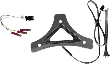 Custom Dynamics Led Backrest Light - Run/Brake - Chrome Cd-Br-Unv-C