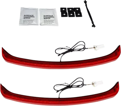 Custom Dynamics Led Fender Light - Red Lens - Tri Glide Cd-Tgfender-R