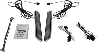Custom Dynamics Led Fork Light - Smoke - Chrome Cd-Fork-Bcm-Sc