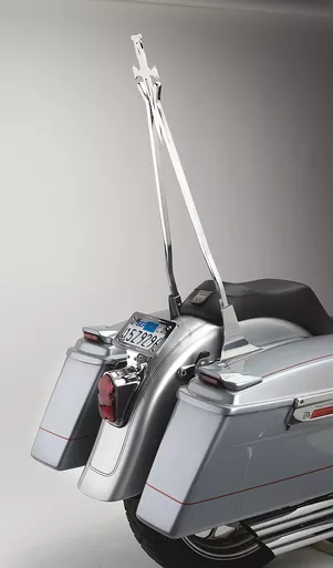 Cycle Visions Sissy Bar Stick - Chrome - 30" Daggertude - Wide Cv-8009