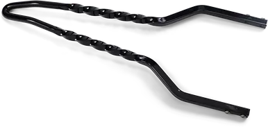 Cycle Visions Twisted Sticks Sissy Bar - Black - 18" Cv-8041B