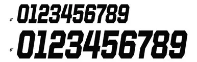 D-Cor #2 Black 4 Race Series 3/Pk 45-33-2