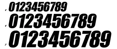 D-Cor #5 Black 4 Slash Series 3/Pk 45-27-5