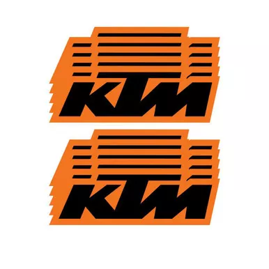 D-Cor 6" Ktm Decal 10 Pk 40-30-107