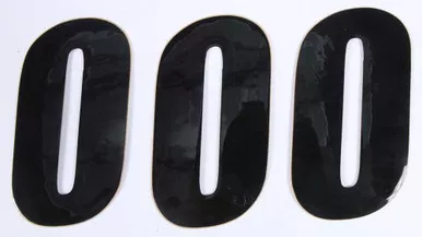 D-Cor Number 0 Black 4" 3/Pk 45-24-0
