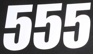 D-Cor Number 5 White 6" 3/Pk 45-16-5