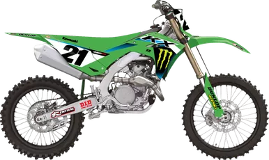 D'Cor Visuals Graphic Kit - '25 Monster Energy - Kawasaki - Kx 85/112 20-20-145