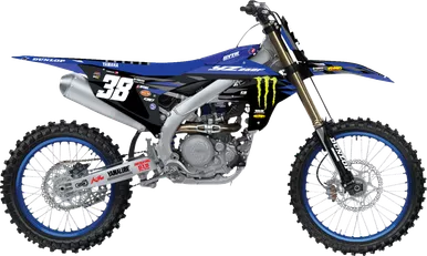 D'Cor Visuals Graphic Kit - '25 Monster Energy - Yamaha - Yz 250 F 20-50-425