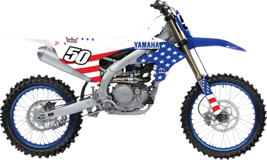 D'Cor Visuals Graphic Kit - Usa Yamaha - Yamaha - Yz 250/450 F 20-50-350