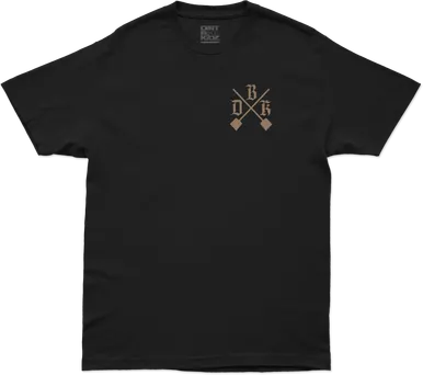Dbk Camo Shovels Tee Black Sm At-Camoshovel-S