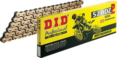 Did 520 Dz2 - Drive Chain - 110 Links - Gold And Black M520Dz2X110Rb