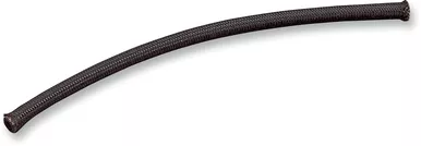 Drag Specialties Braided Hose - Black - 3/8" - 25'
