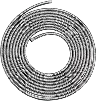 Drag Specialties Braided Oil/Fuel Hose - Stainless Steel - 5/16" X 3'