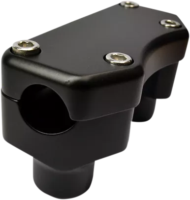Drag Specialties Risers - 1-1/2" - Buffalo - Top - Flat Black