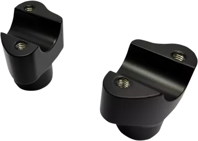 Drag Specialties Risers - Buffalo - 1-1/2" - Flat Black