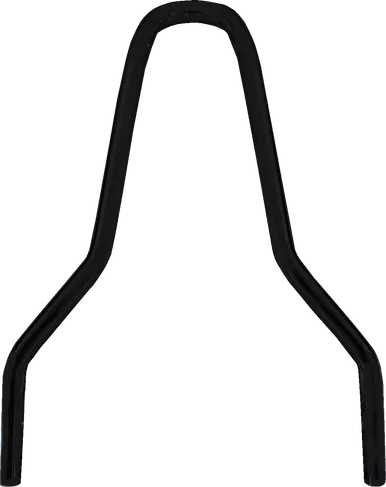 Drag Specialties Round Sissy Bar - Black - 9.88"H