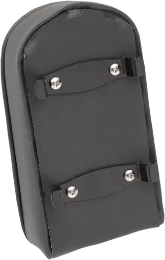 Drag Specialties Sissy Bar Pad - Tall - Pillow W/Piping - Black