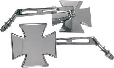 Emgo Mirror - Side View - Maltese Cross - Split Stem - Right - Screw-In - Each 20-34861A