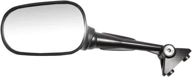 Emgo Mirror - Side View - Oval - Black - Left 20-24722