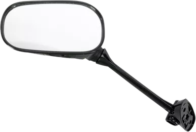 Emgo Mirror - Side View - Oval - Black - Left 20-97212