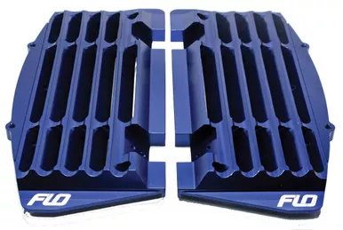 Flo Motorsports High Flow Radiator Braces Blue Flo751Blu