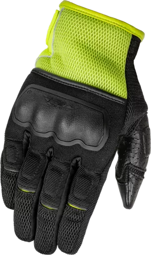 Fly Racing Coolpro Force Gloves Black/Hi-Vis 3X 476-41283X