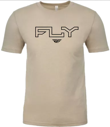 Fly Racing Fly Edge Tee Cream Sm 354-0311S