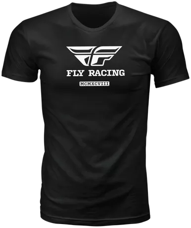 Fly Racing Fly Evolution Tee Black Sm 352-0130S