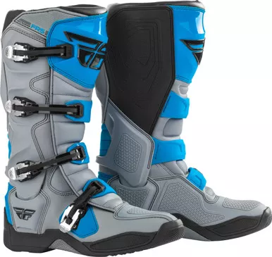 Fly Racing Fr5 Boots Grey/Blue Sz 07 364-71107
