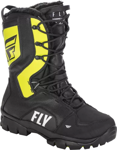 Fly Racing Marker Boot Black/Grey/Hi-Vis Sz 10 361-97310