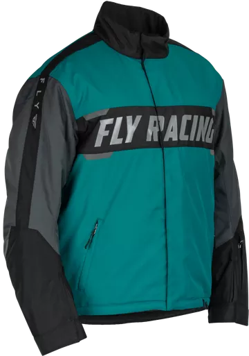 Fly Racing Outpost Jacket Black/Teal/Orange Xl 470-5501X