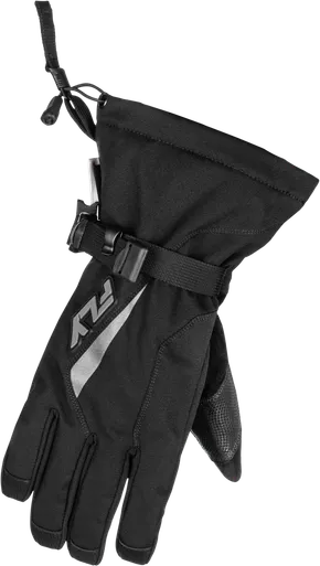 Fly Racing Title Gauntlet Gloves Black/Grey Md 371-0604M