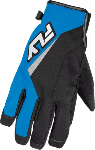 Fly Racing Title Gloves Blue/White Lg 371-056L
