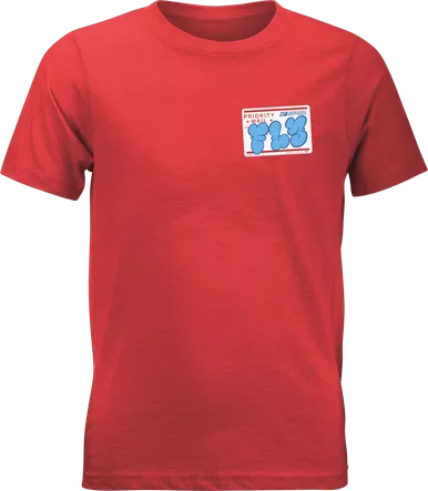 Fly Racing Youth Fly Graffiti Tee Red Yl 354-0415Yl