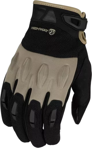 Highway 21 Fury Gloves Black/Sand Xl 489-0054X