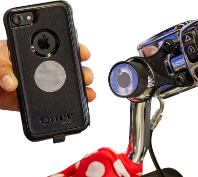 Klock Werks Handlebar Mount - Iomount - Black Kwd-01-0605-B
