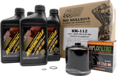 Klotz Oil Oil Change Kit - 20W-50 - Rev Max Kh-112