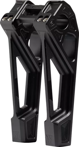 Kodlin Usa Fastback Risers - Includes Clamp - 8" - Black K55128