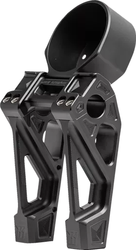Kodlin Usa Fastback Risers - Includes Clamp & Gauge Bracket - 6" - Black K55132