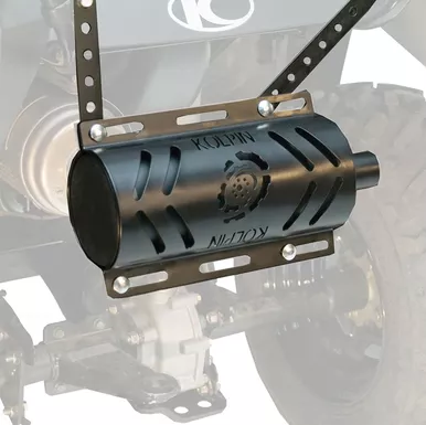 Kolpin Stealth Exhaust 2.0 W/Heat Shi Eld (Black) 53570