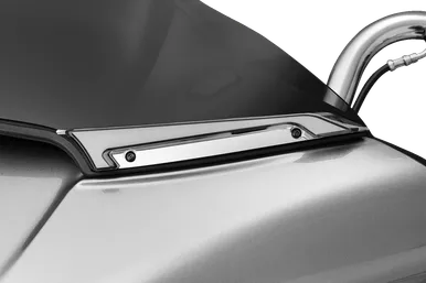 Kuryakyn Windshield Trim With Light - Chrome Kur2945
