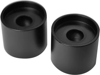 La Choppers Riser Extensions - 1" X 1-1/4" - Flat Black La-7414-01M