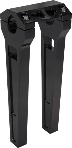 La Choppers Risers - Straight - 10" X 1-1/4" - Black Anodized La-7480-10B