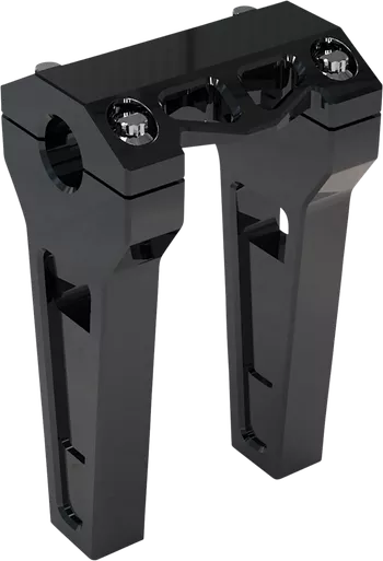 La Choppers Risers - Straight - 6" - Black Anodized La-7470-06B
