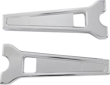 La Choppers Risers - Straight - 8" X 1-1/4" - Chrome La-7480-08C