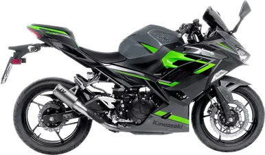 Leovince Lv Corsa S Slip-On Muffler - Titanium - Kawasaki Ninja 400/500 15400Stu