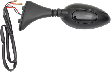 Parts Unlimited Universal Mirror - Black - Left