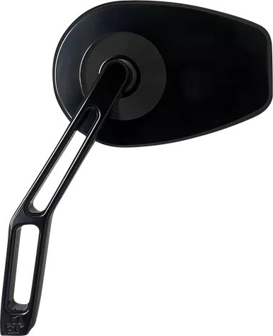 Pro-One Perf.Mfg. Mirror - Micro W/V2 Cut-Out Stem - Oval - Black - Left 102100B